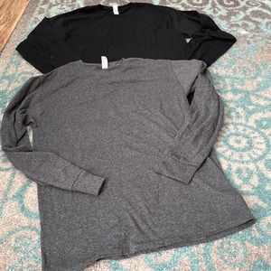 🛍 Bundle of 2 long sleeve Jerzees dri-power tops